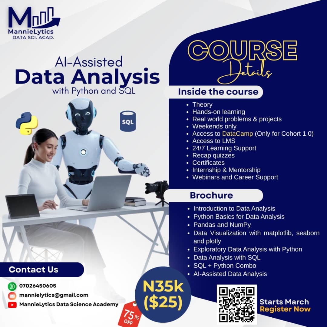 Data Analysis Workshop Flyer